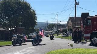 Funeral procession for Paul Welby
