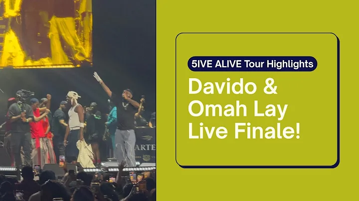 Davido Brings Out Omah Lay in Toronto! “With You” Live Finale Shuts Down 5IVE ALIVE Tour 🔥