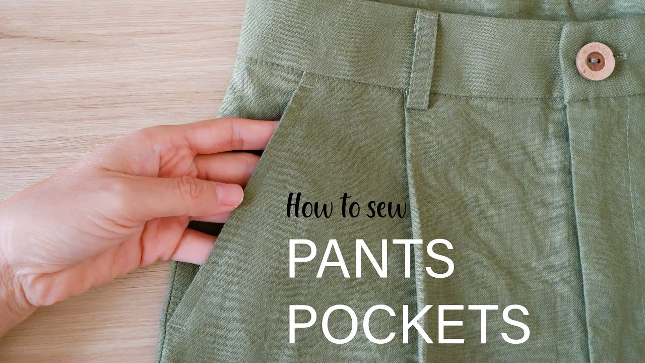 Quick & Neat]✓ How To Sew Pants/Trousers Pockets Easily