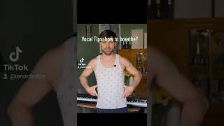 Short VocalTips: How to breath while singing?