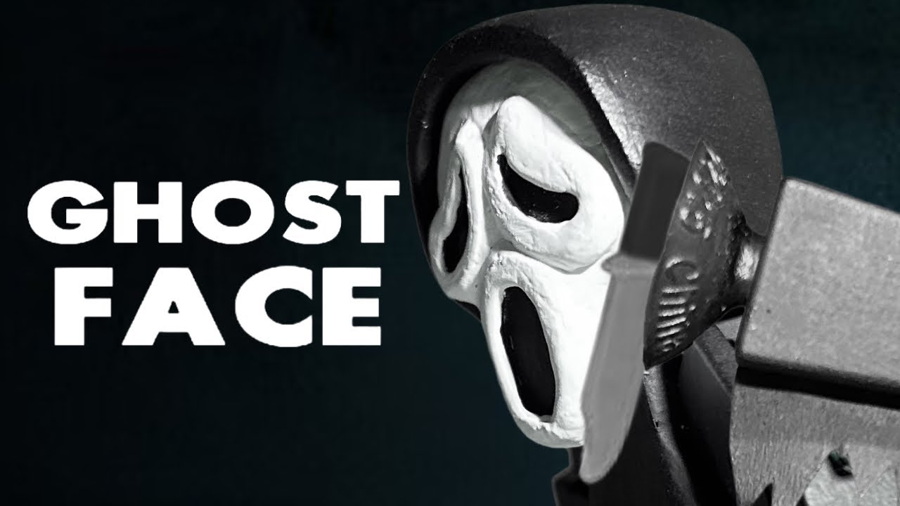 Как сделать Призрачное лицо из «Крика» в виде Стикбота! | Учебник по индивидуальной покраске