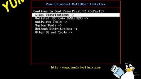 Criando pendrive com boot - SOFTWARE YUMI