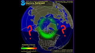 Where are the Auroras Tonight? Explanation as to why they are suppressed. Saturday night 5/11/2024