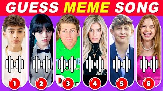 Guess The Meme & Youtuber By SONG #1 | Royalty Family, Salish Matter, Nidal Wonder, King Ferran