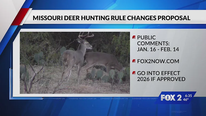 Missouri plans to simplify deer hunting and CWD management