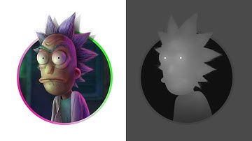 HOW TO -  make Facebook 3D / interactive image Beginners Rick and Morty