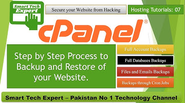 Part-07 How to Backup and Restore Your Website and Emails using Hosting Control Panel?