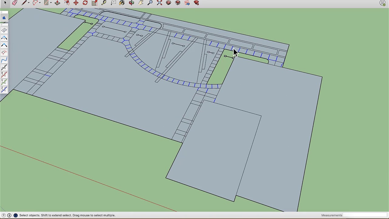 How To Import Autocad Files And Create Faces In Sketchup Pro Youtube