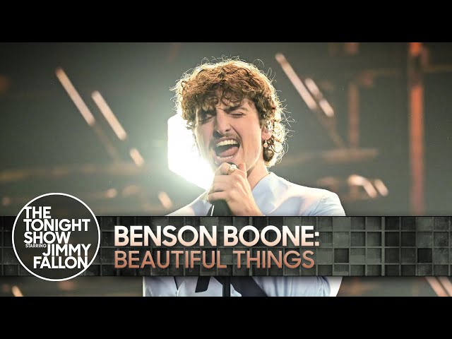 Benson Boone: Beautiful Things | The Tonight Show Starring Jimmy Fallon class=