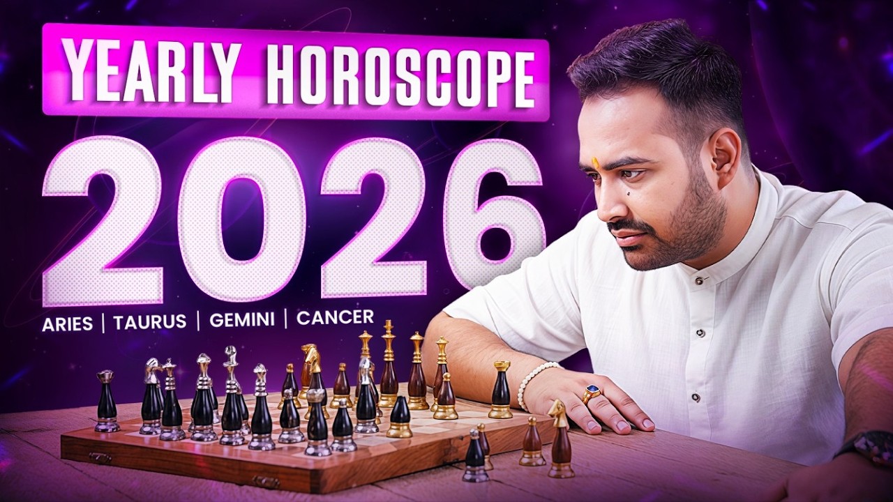 Yearly Horoscope 2026 | वार्षिक राशिफल: मेष से लेकर कर्क राशि का राशिफल एवं उपाय | Astro Arun Pandit
