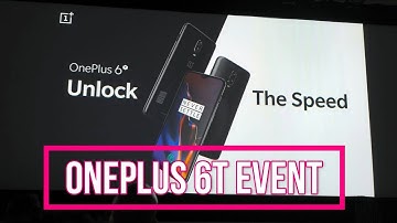 OnePlus 6T event in 6 minutes