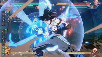 DBFZ - Bardock Corner TOD 2 Bar, 2M Start