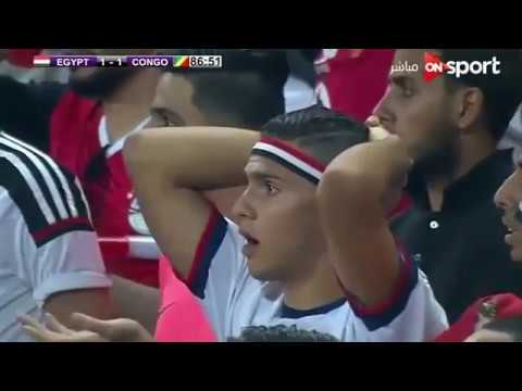 اهداف مباراة مصر والكونغو كاملة 2 1 8 اكتوبر 2017