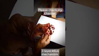 3 layers Lotus mechanism devloped for advance level jewellery #mechanism #mechanicalproject #jewelry