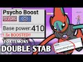 Deoxys gets double stab on psycho boost with this trick in fortemons  pokemon scarlet and violet