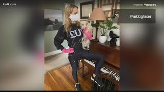 Comedian Nikki Glaser riding out the pandemic in her childhood home