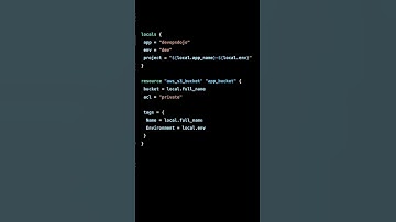 DevOpsDojo - Terraform locals #coding #terraform #devops #programming #aws