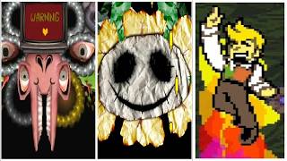 Undertale Deltarune Yellow Flowey VS Omega Flowey VS Flowey