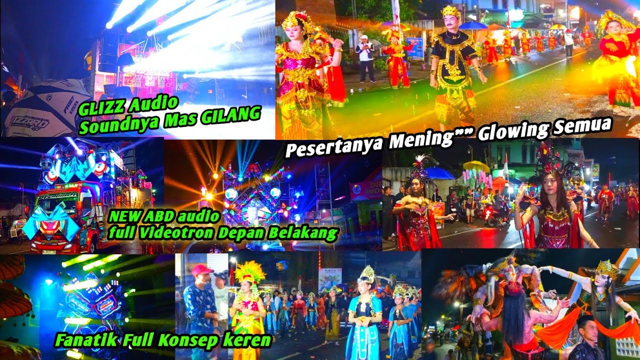 GLIZZ, NEW ABD & FANATIK audio Mode GLOWING Perdana Karnaval ds GEDOG WETAN 2025 