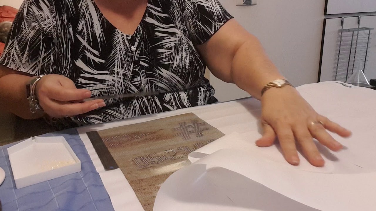 How to do Square Drill Diamond Paintings YouTube