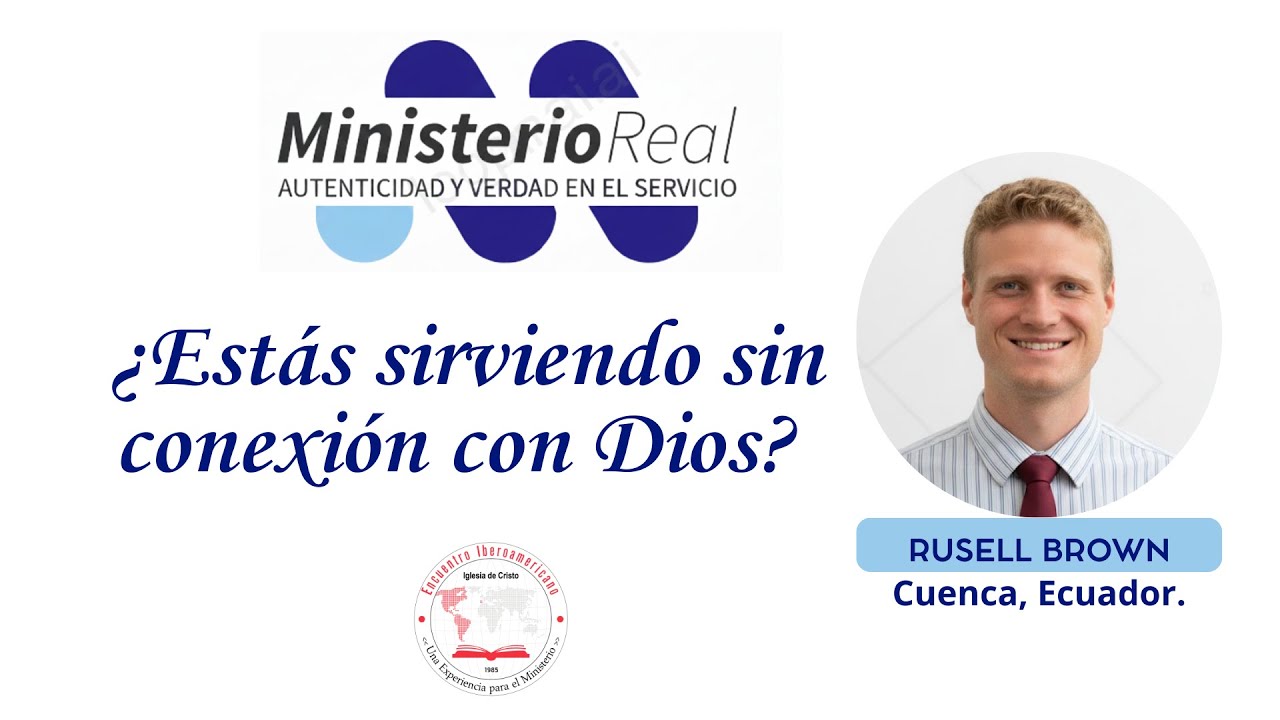 ¿Estás sirviendo sin conexión con Dios?