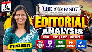 The Hindu Editorial Analysis | 06 Oct 2026 | Nimisha Bansal | Vocab, Grammar, Reading + Skimming screenshot 5