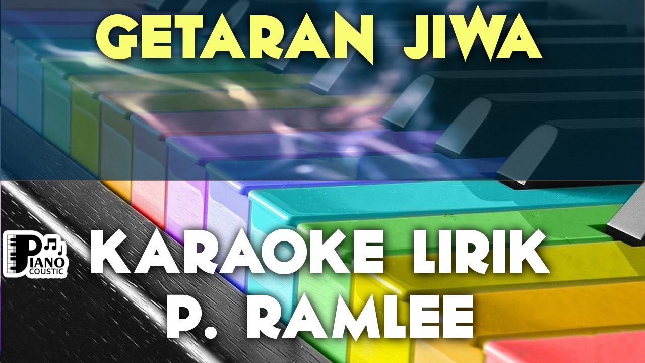 Getaran Jiwa P Ramlee Karaoke Lirik Organ Tunggal Keyboard Youtube