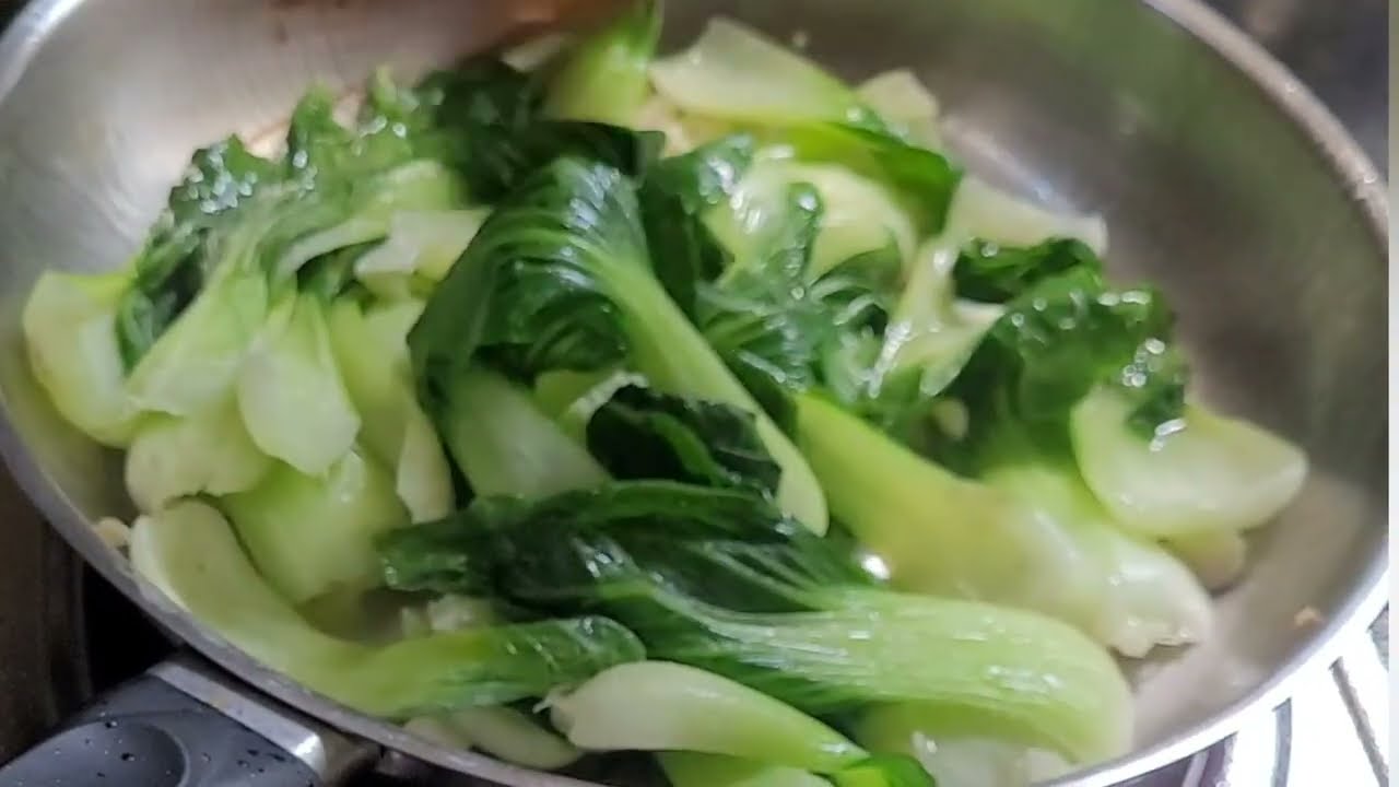 Chinese cabbage saute in garlic [ Botchoy ] II food lover