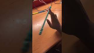 Pen spinning Devils shadow bust Slow motion #shorts