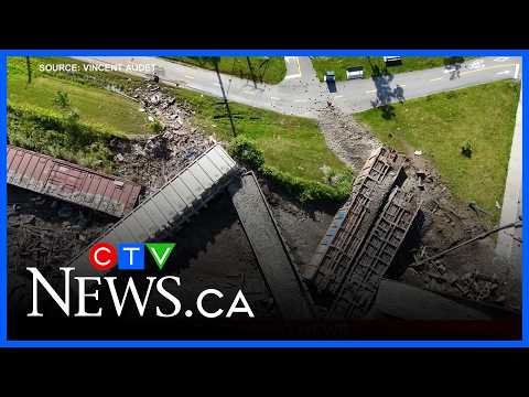 No injuries reported after train derails in Quebec