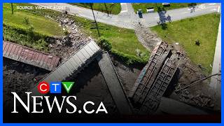 No injuries reported after train derails in Quebec