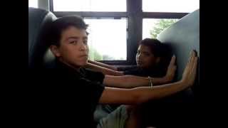 Harlem shake on the bus