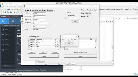 Tugas Delphi Data pasien Ratna Juwita Mahasiswa Informatika Filkom Universitas Nurdin Hamzah