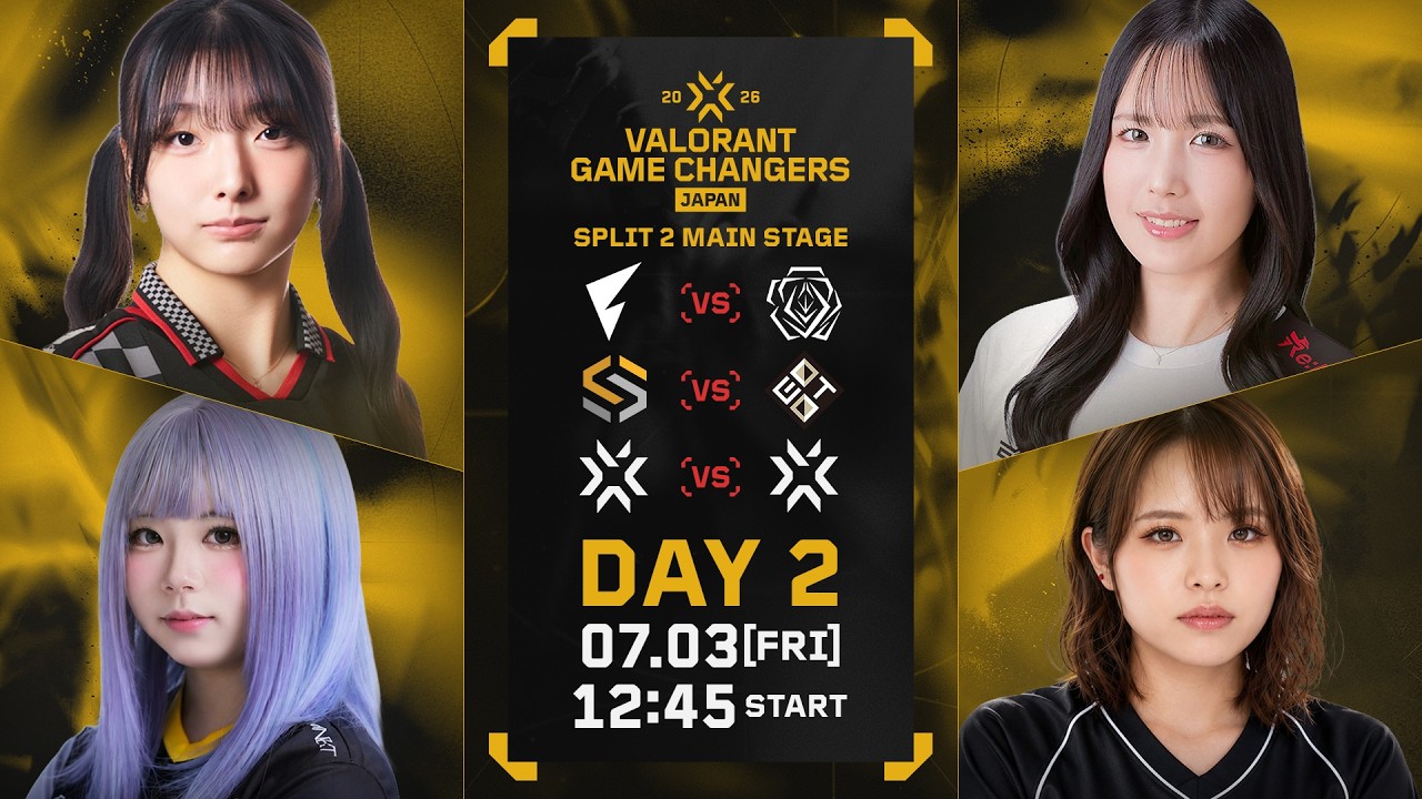 VALORANT Game Changers Japan 2026 Split 2 Main Stage Day 2
