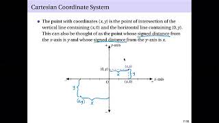 4.1 The Rectangular Coordinate System