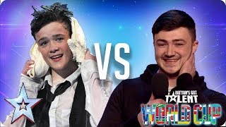 george sampson vs wayne woodward britains got talent world