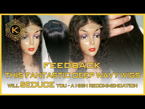 Video Raw Hair Vietnam Reviews: This FANTASTIC DEEP WAVY WIGS will SEDUCE you – A high recommendation 56