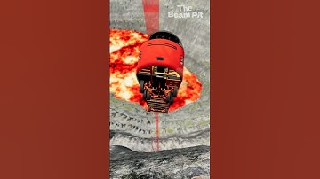 Not In Service" Bus Goes Straight to HELL! 🔥 #crashtest #shorts