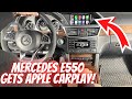 Mercedes E550 Gets APPLE CARPLAY! - How To Install CARPLAY On Your W212 OEM COMAND System / Screen.