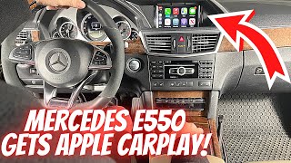 Mercedes E550 Gets APPLE CARPLAY! - How To Install CARPLAY On Your W212 OEM COMAND System / Screen.