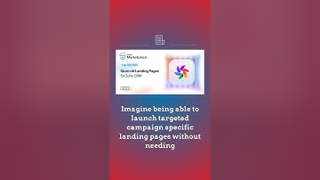 App Spotlight: Storm AI Landing Pages for Zoho CRM