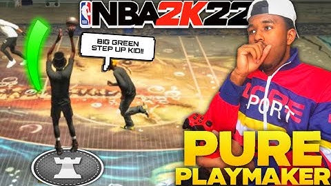 MY PURE PLAYMAKER W/ CONTACT DUNKS IS THE BEST ISO BUILD EVER MADE IN NBA 2K22!!