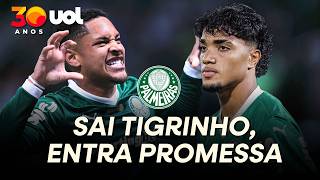 PALMEIRAS DEIXA VITOR ROQUE EM SP E CONVOCA ATACANTE DO SUB-20 PARA JOGO CONTRA CORITIBA