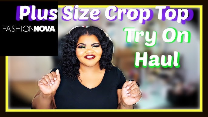 Plus Size Crop Top Try On Haul 