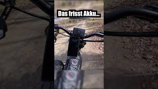 Vollgas frisst Akku ⚡ Offroad Reichweite Test#eride #eridepro #surron #talaria #emoto