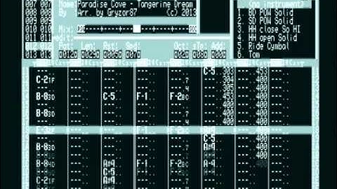 Trilo Tracker - Paradise Cove (1989, Tangerine Dream) Arr. by Gryzor87