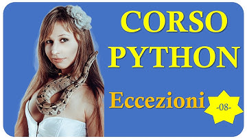 Gestione delle eccezioni in Python - Corso di programmazione Python (Video 8)