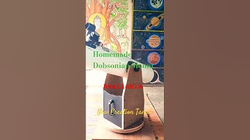 homemade dobsonian 8" Reflector telescope mount 🔭⚙️🔥#shorts