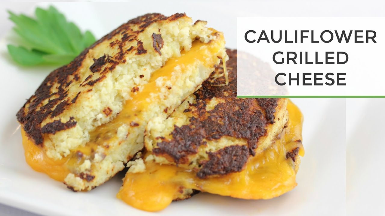 Keto Cauliflower Grilled Cheese  Recipe | Gluten + Grain Free | Clean & Delicious