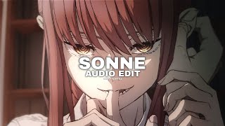 sonne edit audio (rammstein)